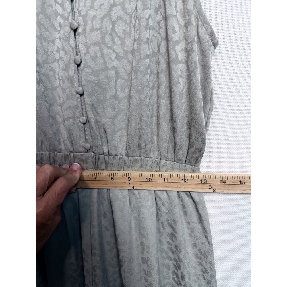 Current Air Anthropologie Jumpsuit S Sage Green Wide Leg Dressy Feminine Resort - Picture 8 of 13